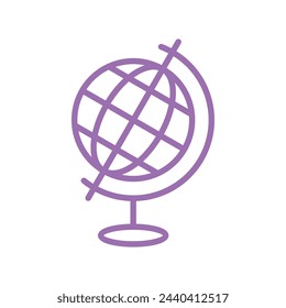 Diseño de ilustración vectorial de icono de globo