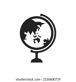 globe icon vector. world map, planet earth, atlas