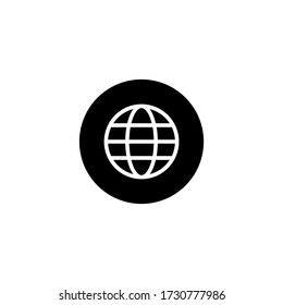 Globe Icon vector . World sign