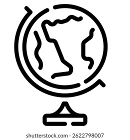 Globe icon, for web, app, infographic, etc