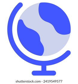 Icono de globo para web, app, uiux, infografía, etc