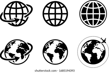 globe logo vector free download