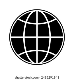 globe icon for web symbols