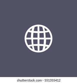 globe icon.earth sign