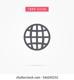 globe icon.earth sign
