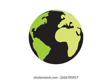 Globe icons set. Planet earth symbol collection. World planet earth icon line and flat style - stock vector.