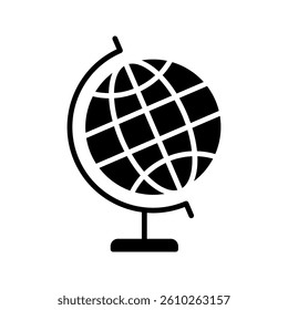 Globe icons thin line illustrations designs on white background