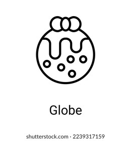 Globe icons with white background