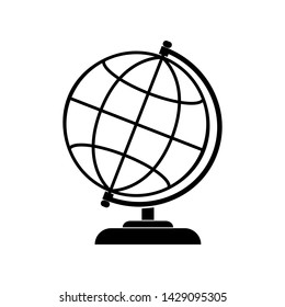 Globe icon.Vector graphics, a symbol of the world

