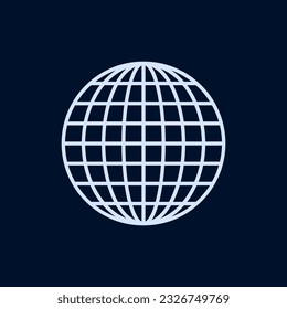 Ilustración de globo. Icono de globo. Vector globo.