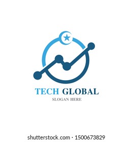 globe illustration logo and symbol vector