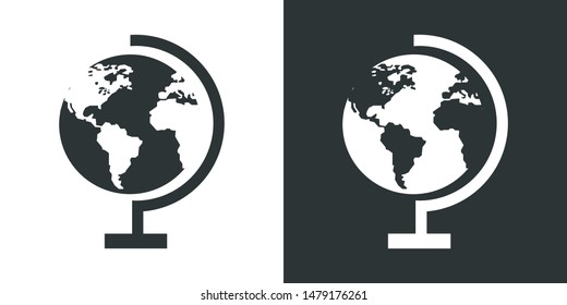 Globe Illustration Symbol Icon Vector