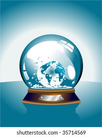 globe illustration vector