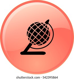 Globe Illustration Vector Flat Icon Stock Vector Royalty Free Shutterstock