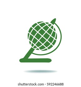 Ilustración de globo. Icono de pantalla plana.