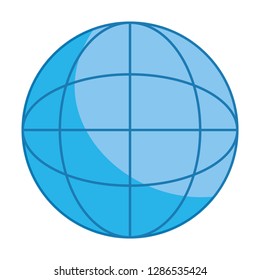 globe isolated icon