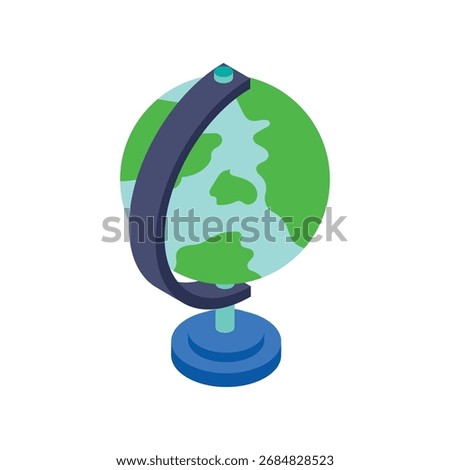 Globe Isometric vector  Style Illustration 