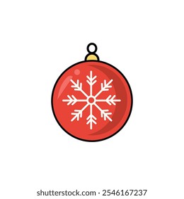 globe light christmas vector simple suitable for poster design