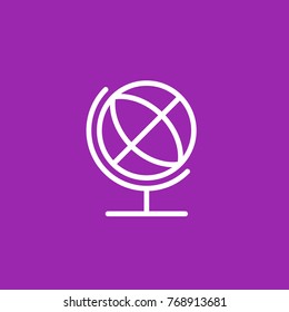 Globe line icon