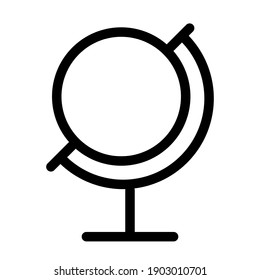  Globe Linie Symbol , Bildungs-Symbol Vektorgrafik. Symbol für Mobil- und Web-Apps