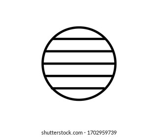 Globe line icon. Vector symbol in trendy flat style on white background. Web sing for design.