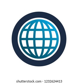 globe line logo