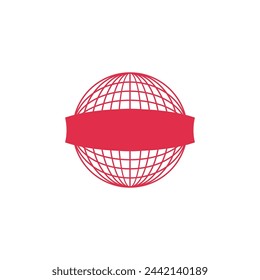 Globe Line Vector, illustration, design, graphic.