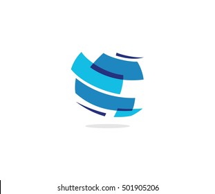 globe logo vector free download