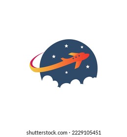 globe logo with airplane design