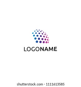 Globe logo design concept