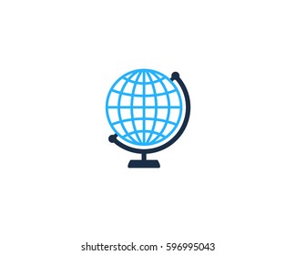 Globe Logo Design Element