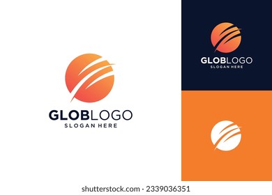 Globe logo design. Globe inspiration design.