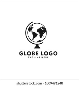 vector de silueta de diseño de logotipo de globo