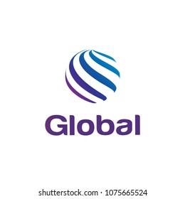 Globe Logo Design Template
