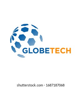 Globe Logo Design Template illustration