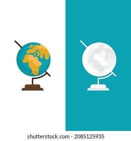 globe logo design template, vector globe design template