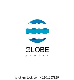 Globe Logo Design Vector