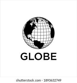 Globe Logo Design,Earth Vector Icon