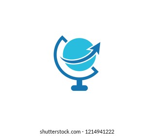Globe logo icon 