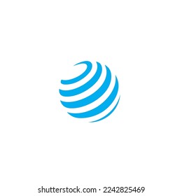 Globe logo or icon design
