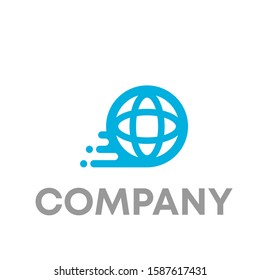 globe logo icon design template sign