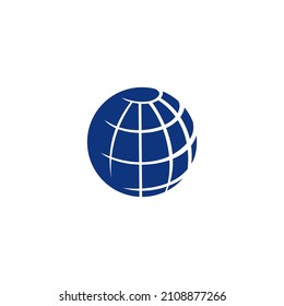 ilustración de portador de icono de globo terráqueo