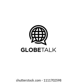 Globe Logo With Two Bubble Talk To Company News News