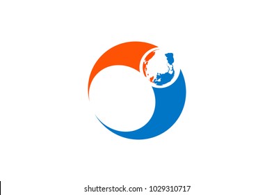 globe logo vector
