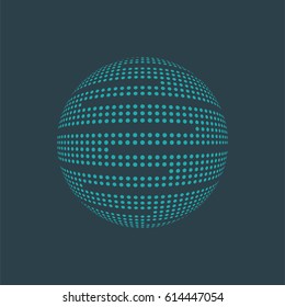 Globe logo vector