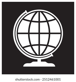 Globe logo vector design illustration