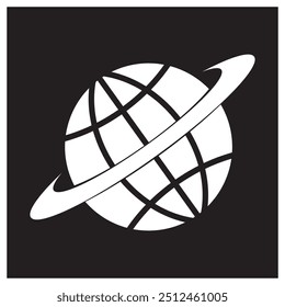 Globe logo vector design illustration