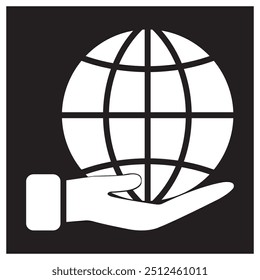 Globe logo vector design illustration