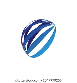 Ilustración de diseño de Vector de logotipo de globo