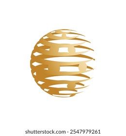 Globe logo vector design illustration